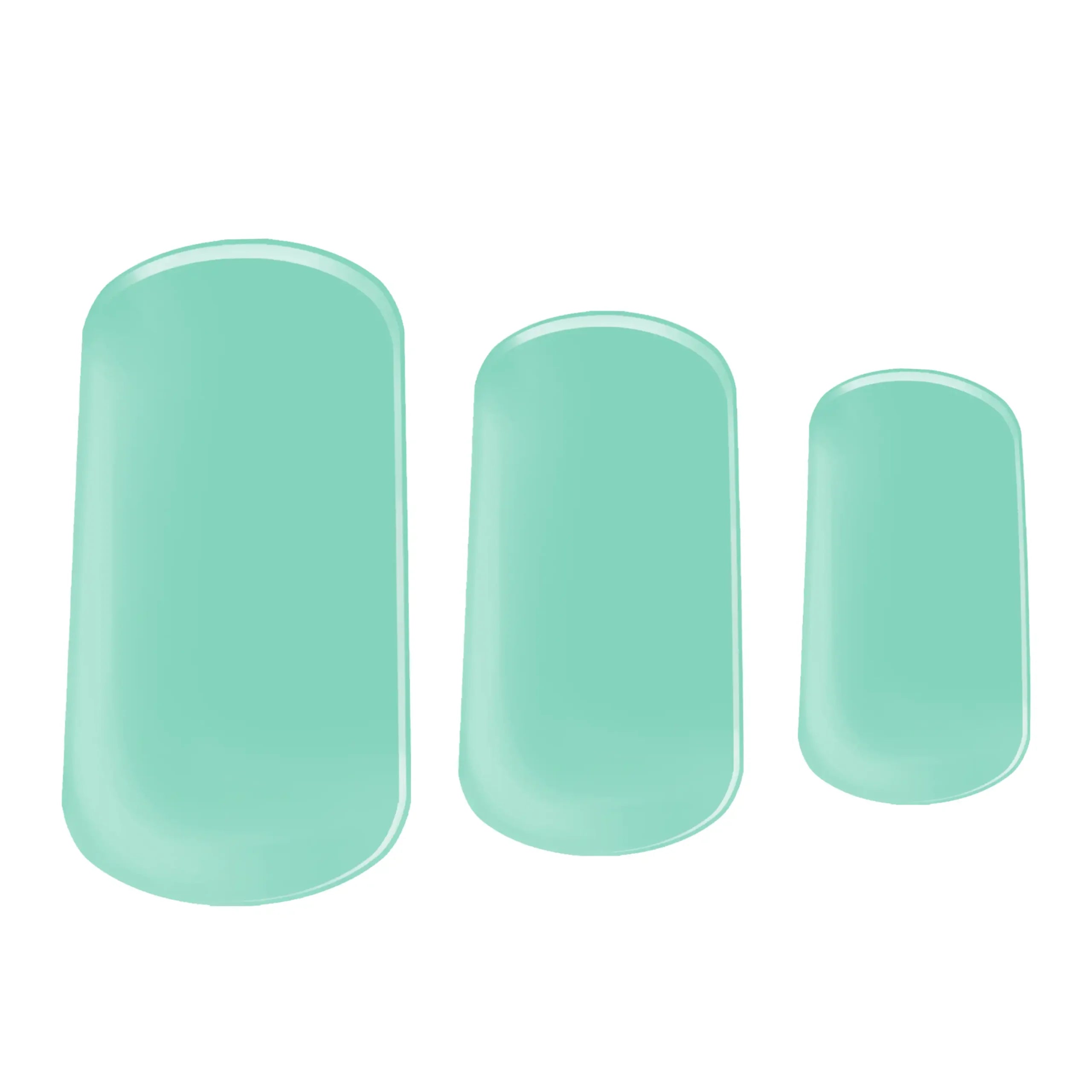 Semi-cured Gel Nail Wraps - Aqua