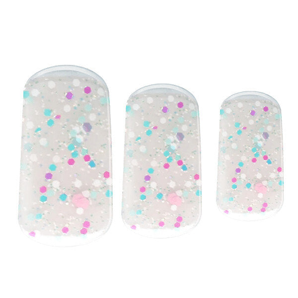 Semi-cured Gel Nail Wraps - Sprinkle Glow Party