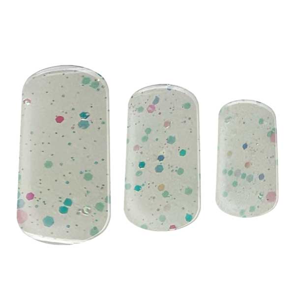 Semi-cured Gel Nail Wraps - Sprinkle Glow Snow