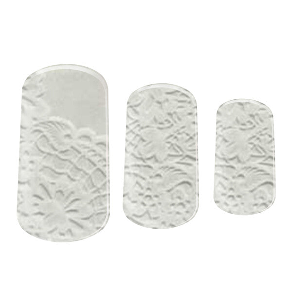 Semi-cured Gel Nail Wraps - White Lace image 0