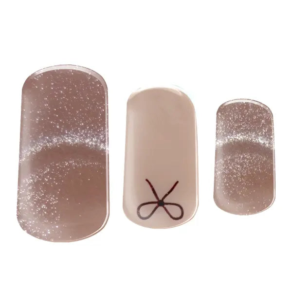 Semi-cured Gel Nail Wraps - Ballet Ribbons
