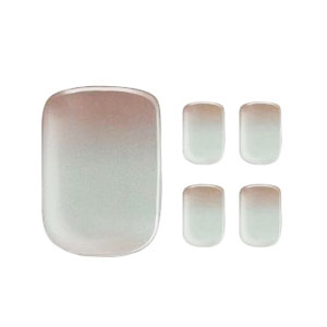 Semi-cured Gel Nail Wraps - Ombre Peach Toes image 0
