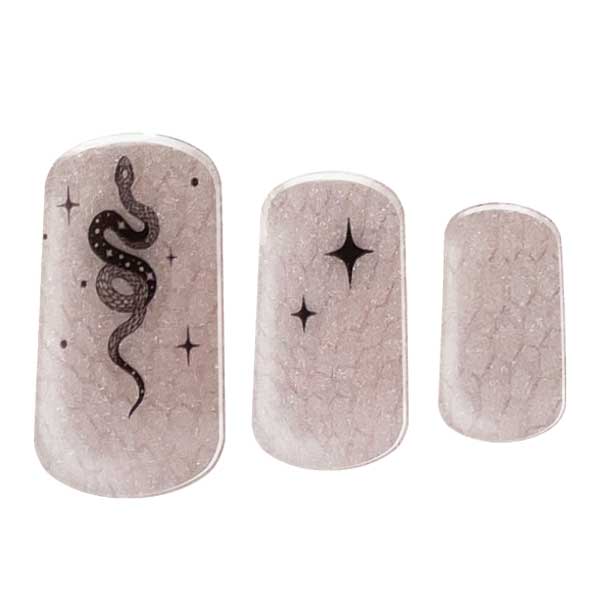 Semi-cured gel nail wraps in Snake Charmer, product shot