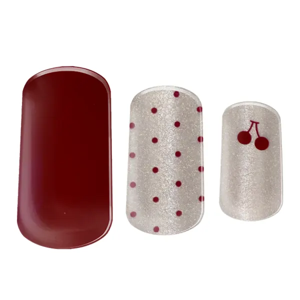 Semi-cured Gel Nail Wraps - Cherry Charm