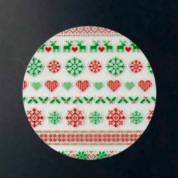 Christmas Jumper Nail Decals