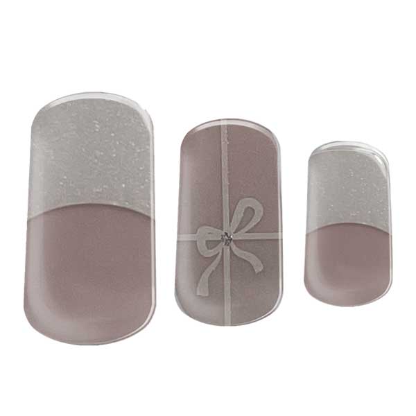 Semi-cured Gel Nail Wraps - French Noel