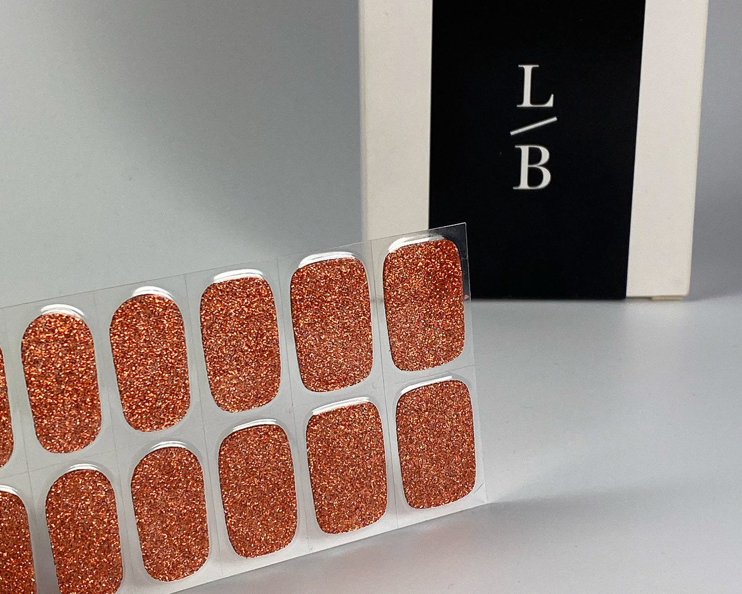 Semi-cured Gel Nail Wraps - Showgirl Orange