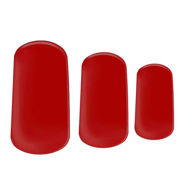 Semi-cured Gel Nail Wraps - Vixen Red