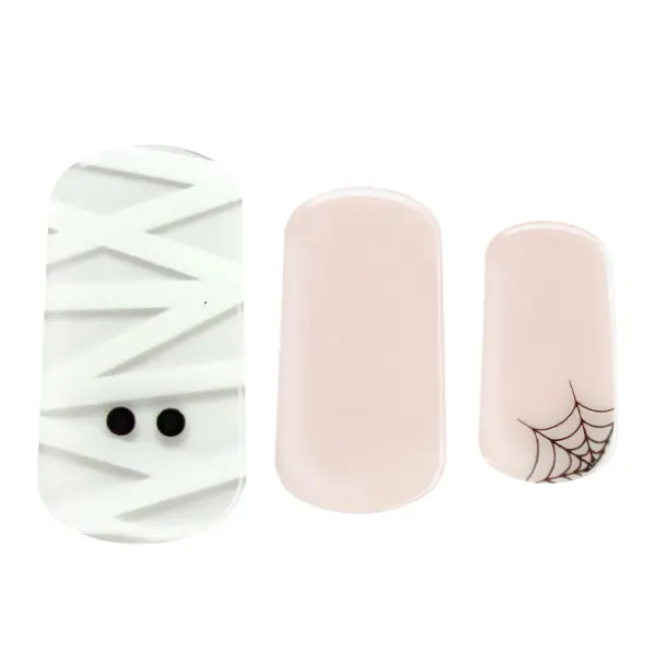 Peek-a-Boo semi-cured gel nail wraps, full set