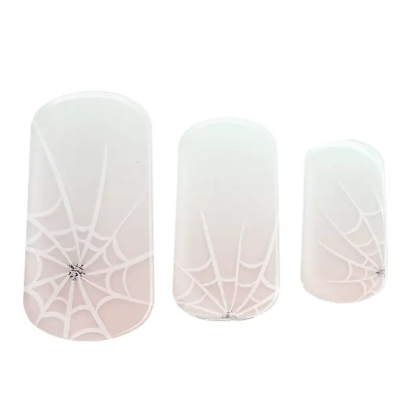 Pink Widow semi-cured gel nail wraps, full set