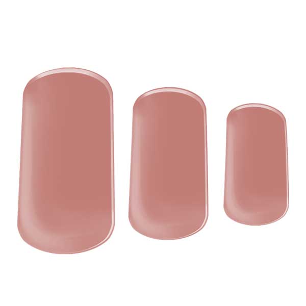 UV-Free Gel Nail Wraps – Dusty Salmon