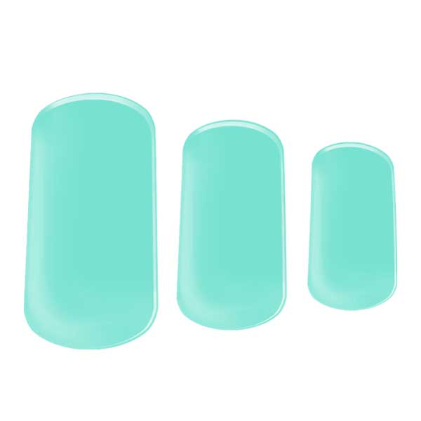 UV-Free Gel Nail Wraps – Pacific Blue