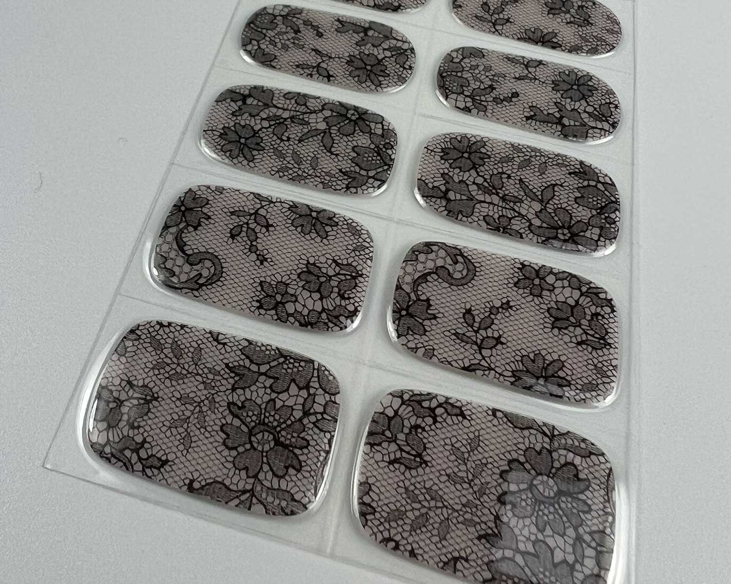 black-lace-semi-cured-gel-nails-black-strip-zoom