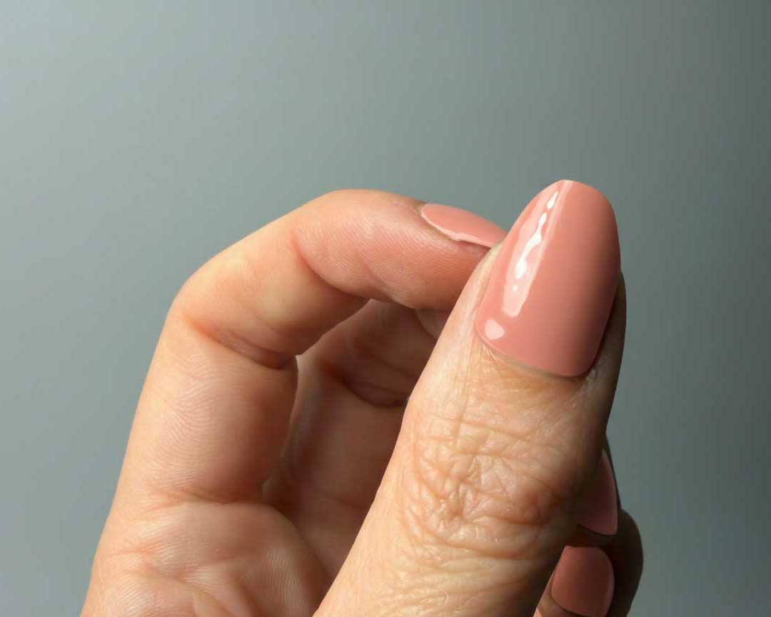 uv-free-gel-nail-wrap-dusty-salmon-pink-la-bek-australia-on-hand2