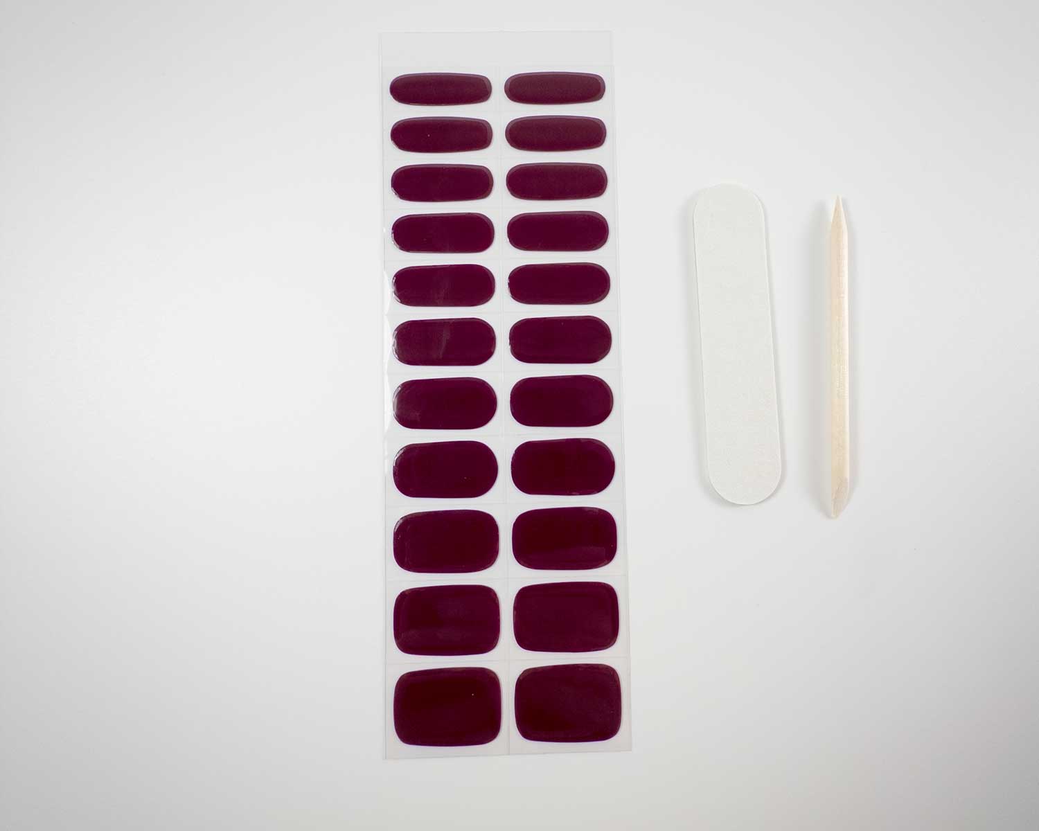 uv-free-gel-nail-wrap-merlot-la-bek-australia