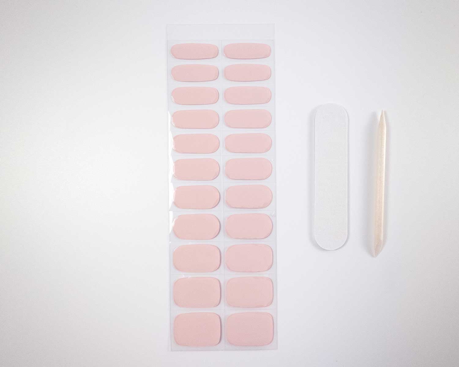 uv-free-gel-nail-wrap-misty-rose-la-bek-australia