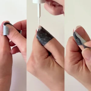 French Tip Manicure Kit - Semi-cured Gel Nail Wraps