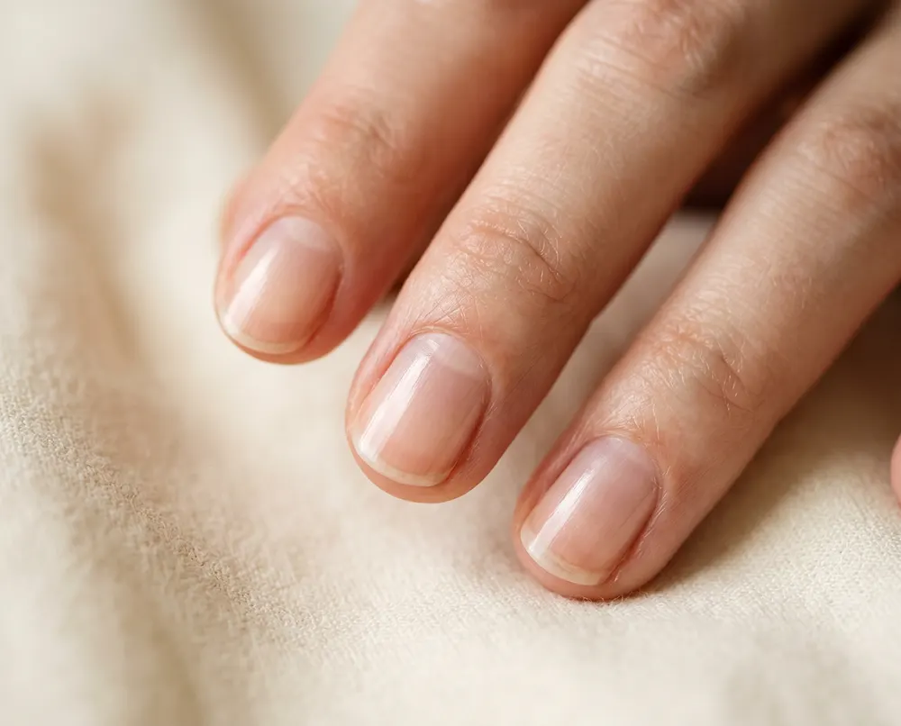 semi-cured gel nail wrap lifting from not being sealed